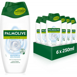 Chollo - Palmolive Naturals Sensitive Crema de Ducha 250ml (Pack de 6)