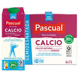 Chollo - Pascual Calcio Semidesnatada Brik 1L (Pack de 6)