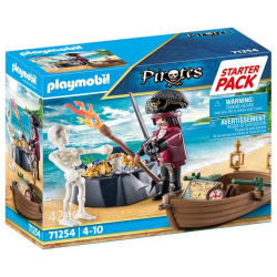 PLAYMOBIL Starter Pack Pirata con Bote de Remos | 71254