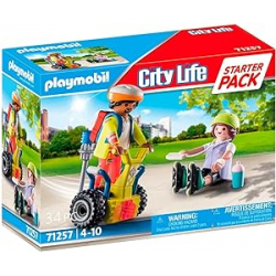 PLAYMOBIL Starter Pack Rescate con Balance Racer | 71257