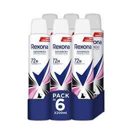 Rexona Advanced Protection 72h Spray 200ml (Pack de 6)