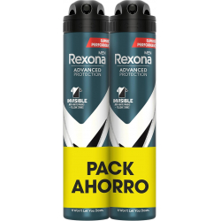 Chollo - Rexona Advanced Protection 72h Invisible Black & White Spray 200ml (Pack de 2)