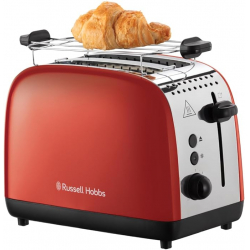 Chollo - Russell Hobbs Colours Plus Red 2 Slice Toaster | 26554-56