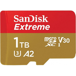 Chollo - SanDisk Extreme 1TB MicroSDXC UHS-I U3 V30 A2 | ‎SDSQXAV-1T00-GN6MA