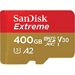 Chollo - SanDisk Extreme - Tarjeta de memoria microSDXC de 400 GB hasta 160 MB/s, Class 10, U3 y V30