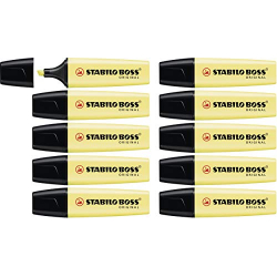 Chollo - STABILO Boss Original Amarillo Pastel (Pack de 10)