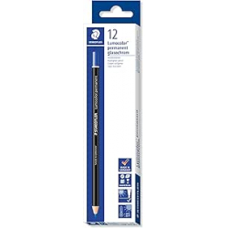 Chollo - Staedtler Lumacolor Permanent Glasochrom 108 20 Azul (Pack de 12)