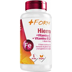 + Form Hierro Ácido Fólico Vitaminas C y B12 90 cápsulas