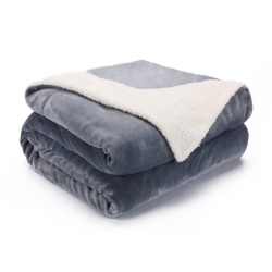 Chollo - Sweetnight Flannel Sherpa Throw Blanket | SN-B24501-01-150LT-DE