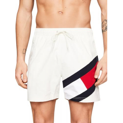 Chollo - Tommy Hilfiger Flag Mid Length Drawstring Slim Swim Shorts | UM0UM02048YBI