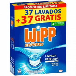 ▷ Chollazo Detergente en Polvo WiPP Express 80 lavados por sólo 11,45€  (-28%) ¡A 0,14€ cada lavado!